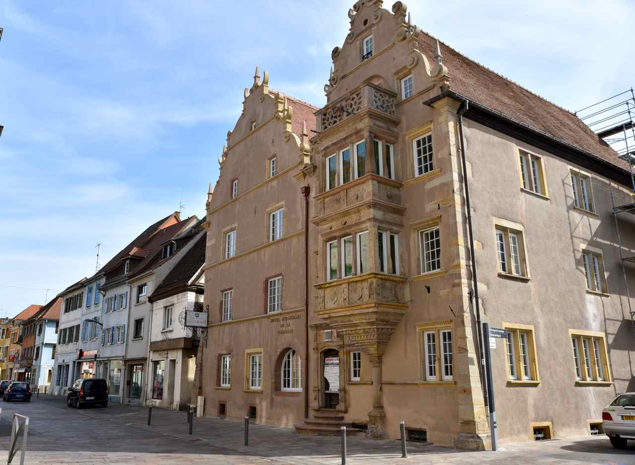 Hôtel de la Couronne, inscrit au titre des monuments historique, Ensisheim